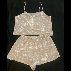 Calvin Klein 2 piece camisole shorts set